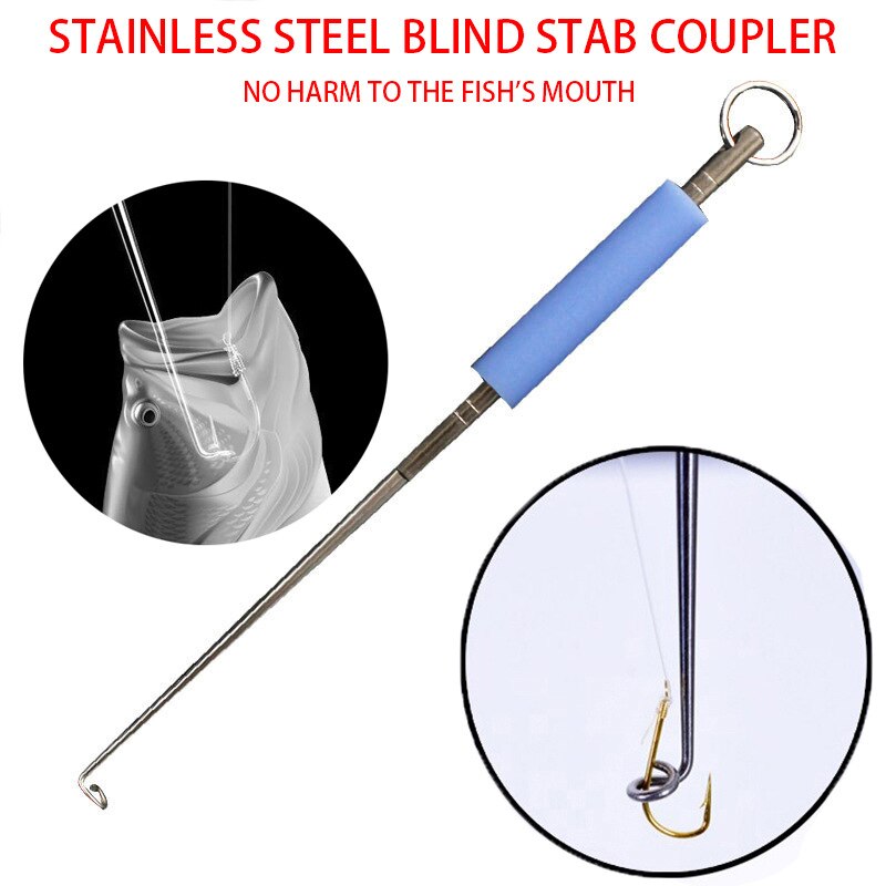 Fishing Hook Remover - Angelhaken-Entferner 2/6/8 Stück Edelstahl Fischhaken-Abhakwerkzeug Schnellentkoppelter
