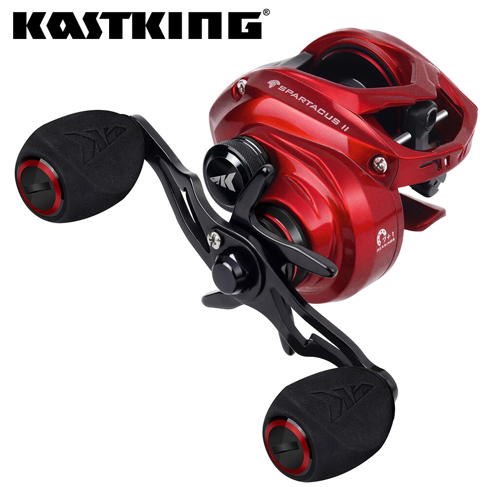 Kastking Reel Zephyr - Kastking Spartacus II rote Farbe Köder