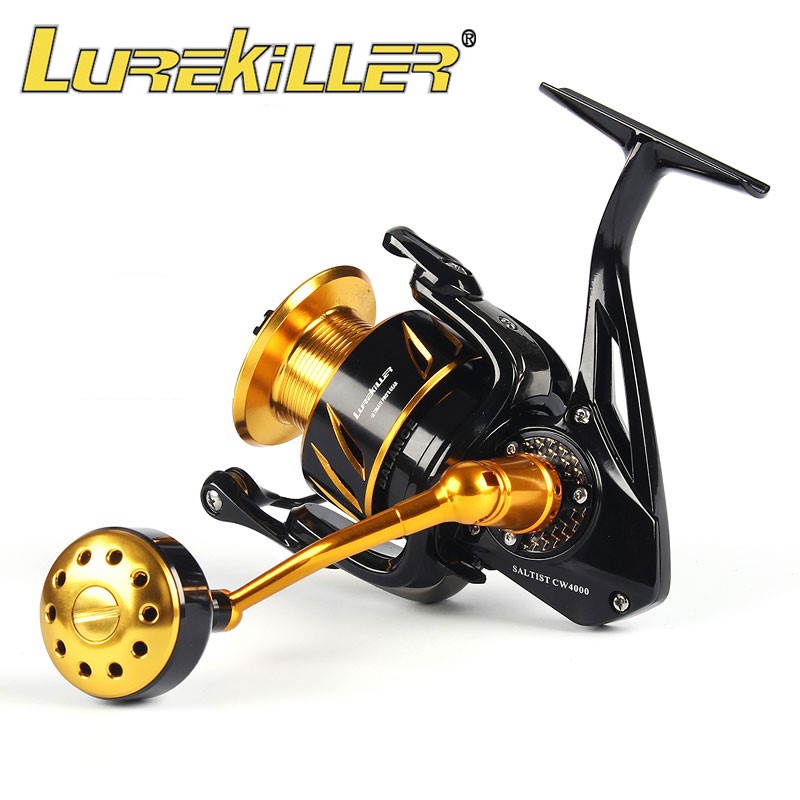 Abu Garcia Reel Max - Lurekiller Vollmetall-Spinnrolle Jigging-Rolle Salzwasser-Spinnrolle mit 35kg