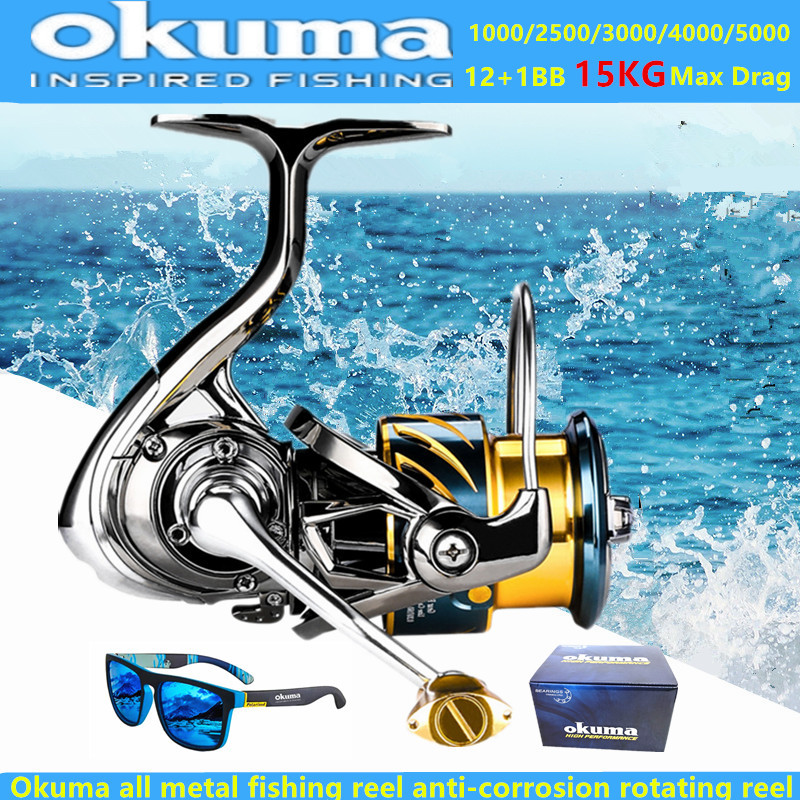 Okuma Vollmetall-Angelrolle 12 – Daiwa Reel Fuego Bewertung und Preis