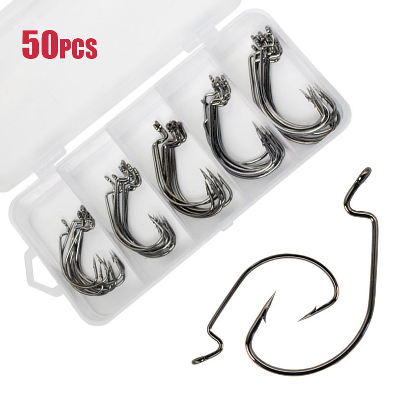 50 stücke Breite Wurm Haken Ca – Fishing Hook Barbless Bewertung und Preis
