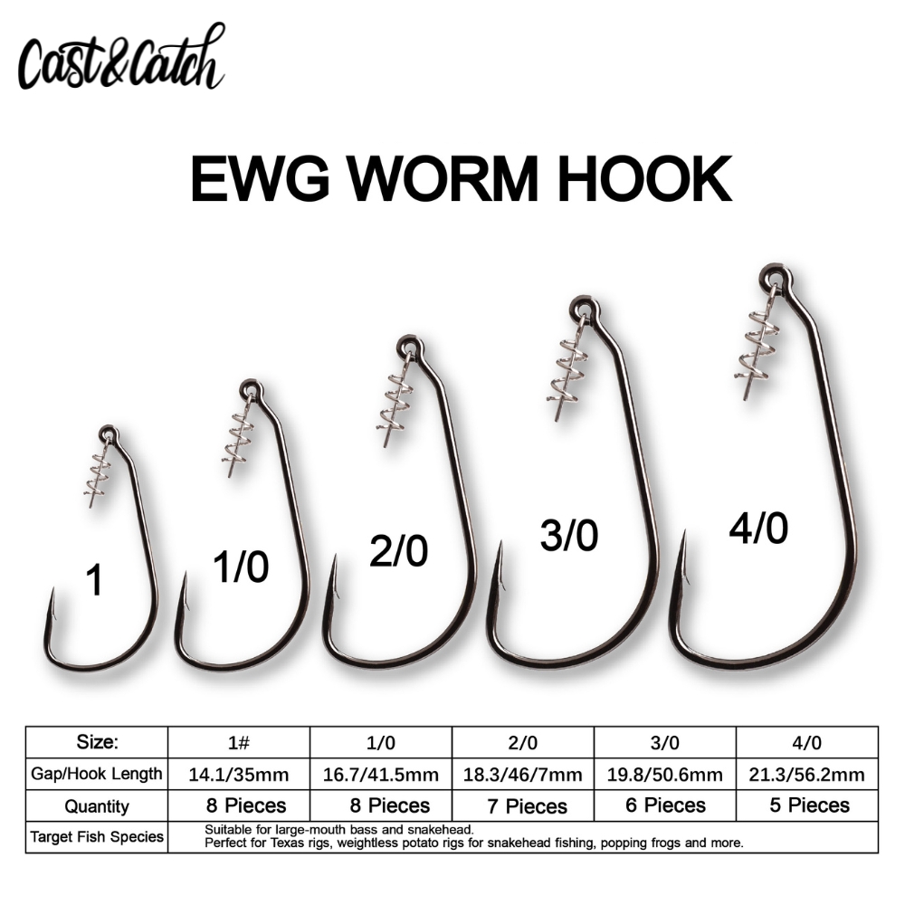 Cast&Catch SCREW-LOCK Weedless – Fishing Hook Weedless Bewertung und Preis