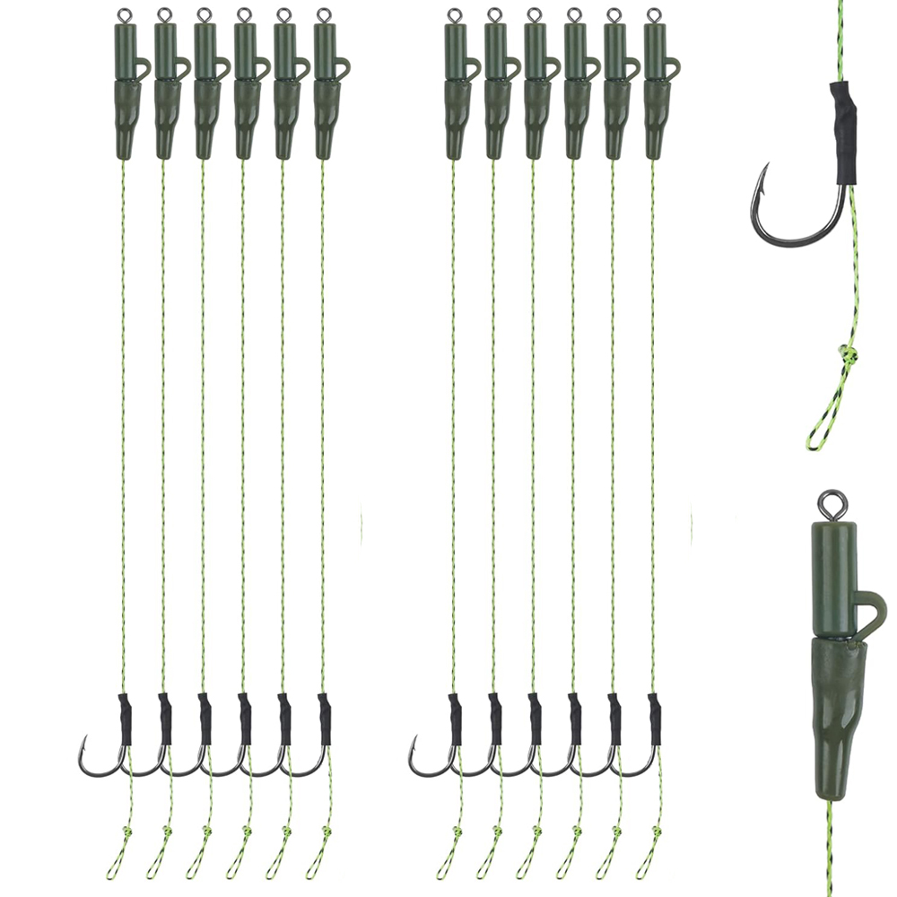 12 Stück Karpfen Angeln Haar R – Fishing Hook Assortment Bewertung und Preis