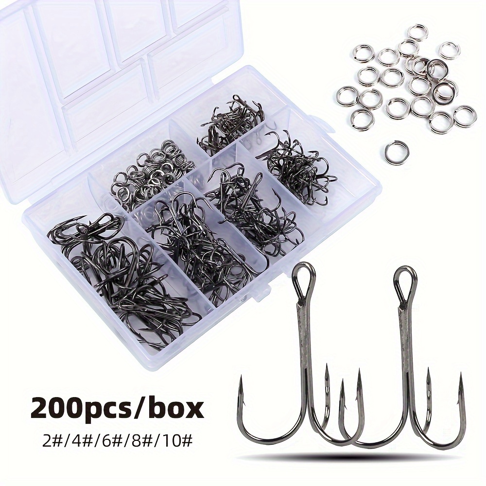 200 Stück Angelhaken mit Doppe – Fishing Hook Assortment Bewertung und Preis