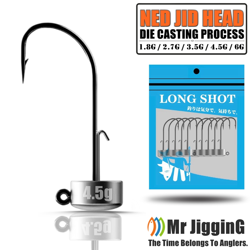Mr JigginG 10 Stück Ned Rig Ji – Fishing Hook Offset Bewertung und Preis
