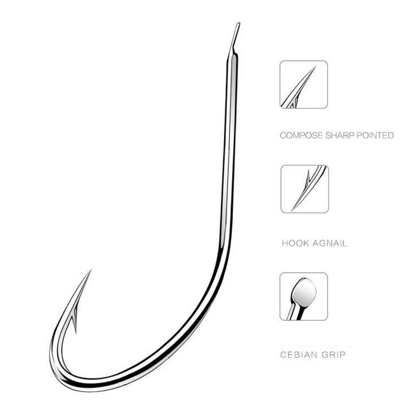 100pcs/box Iseama Kreis Karpfe – Fishing Hook Circle Bewertung und Preis